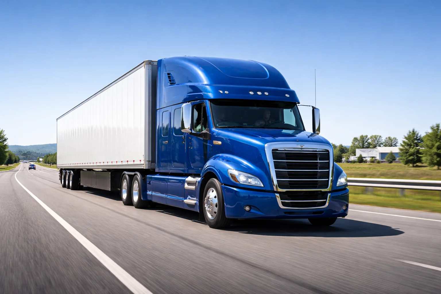 Commercial truck fleet covered by Novu Insurance